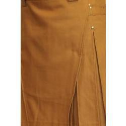 XL Organic Cotton Canvas Duck Caramel Kilt